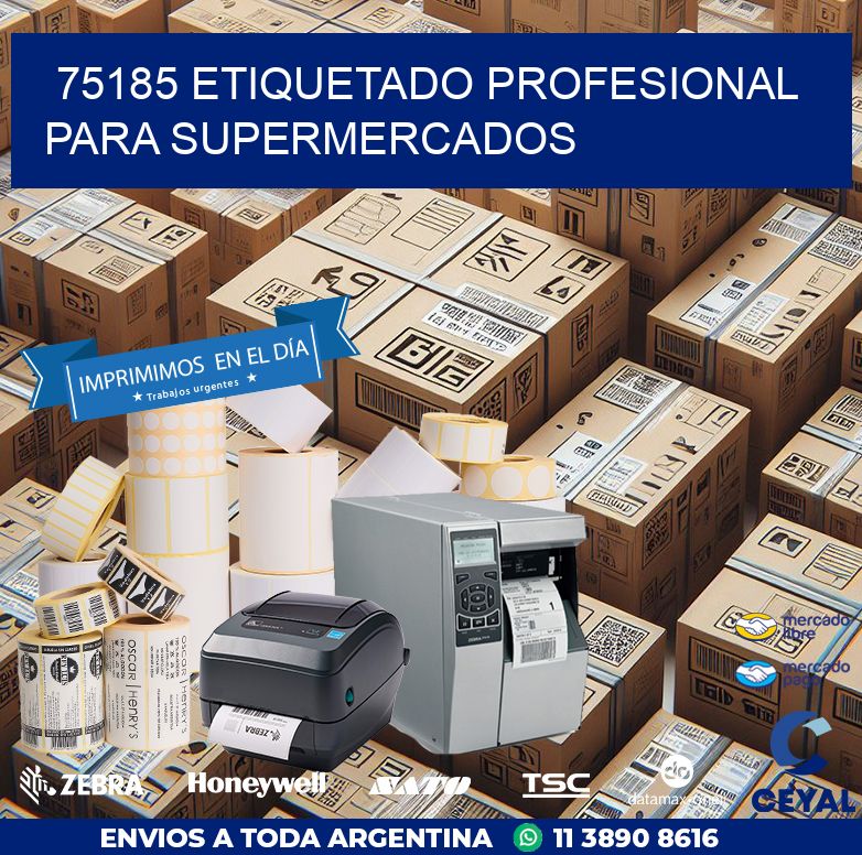 75185 ETIQUETADO PROFESIONAL PARA SUPERMERCADOS
