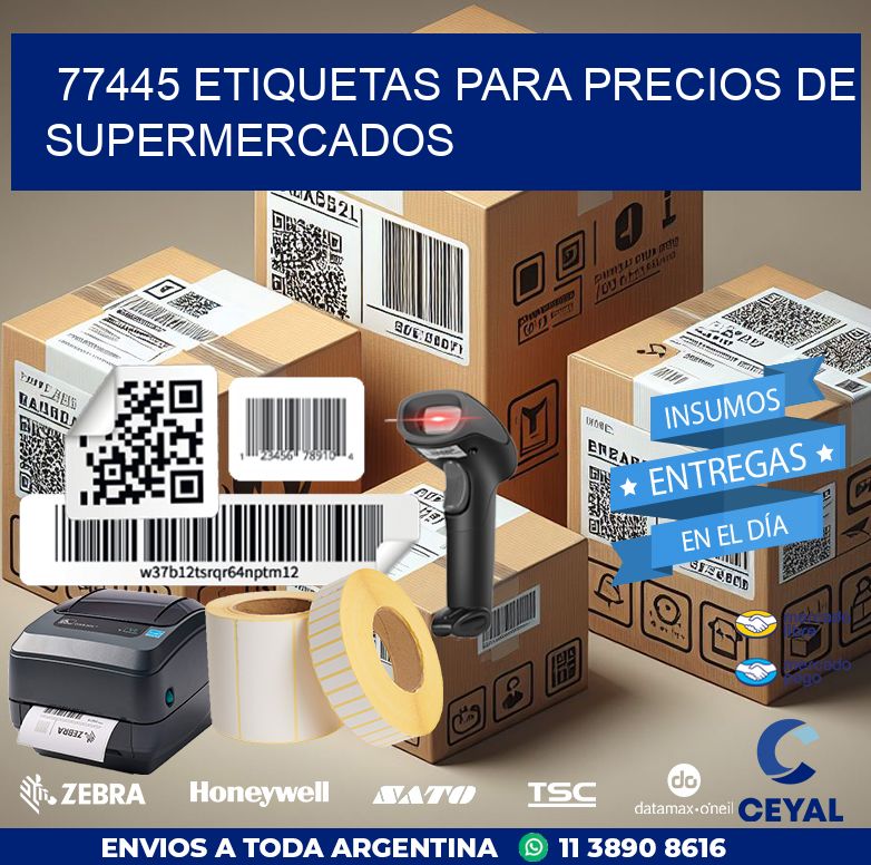 77445 ETIQUETAS PARA PRECIOS DE SUPERMERCADOS