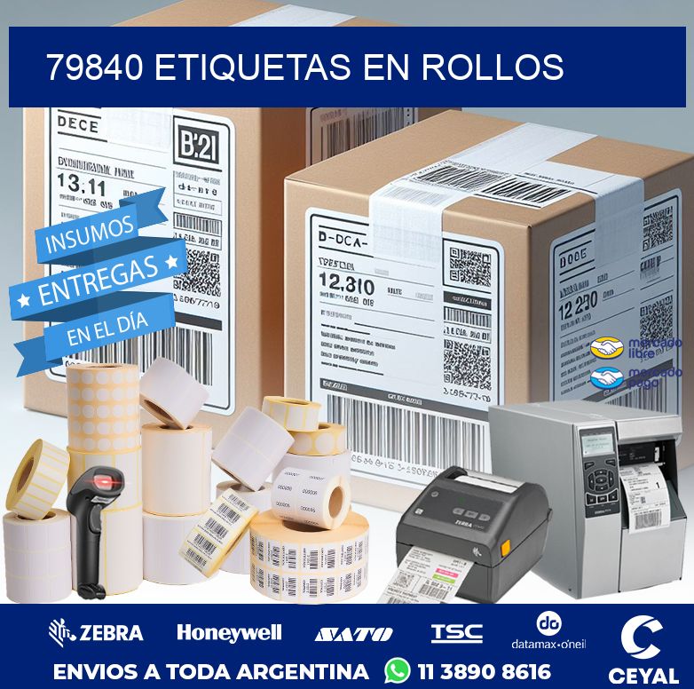 79840 ETIQUETAS EN ROLLOS