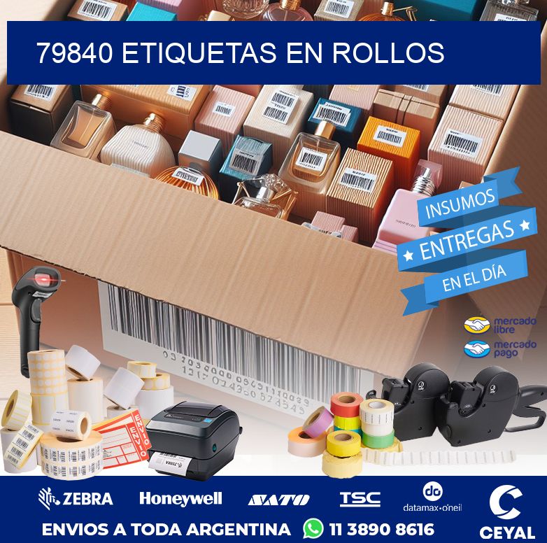 79840 ETIQUETAS EN ROLLOS