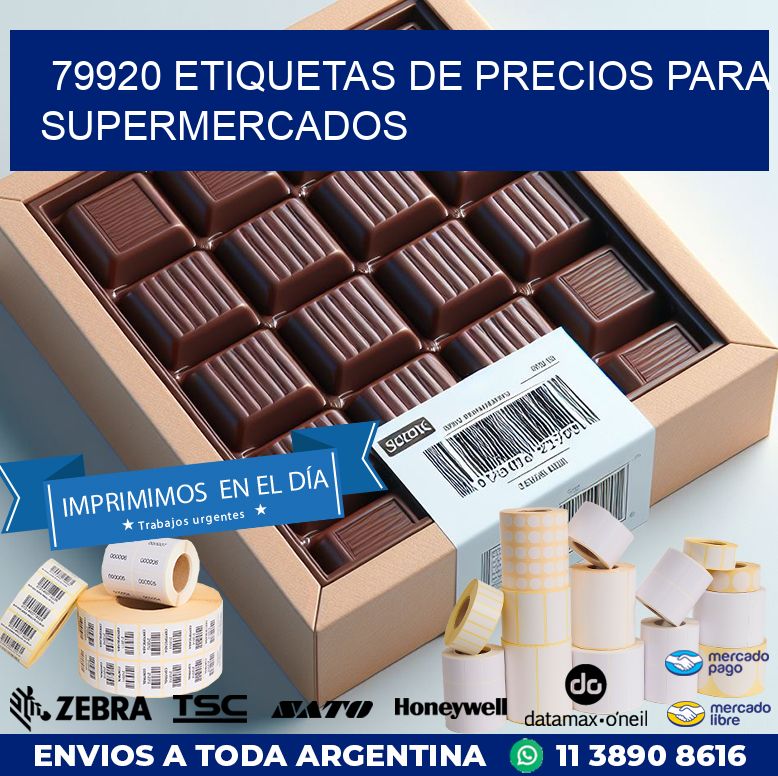 79920 ETIQUETAS DE PRECIOS PARA SUPERMERCADOS