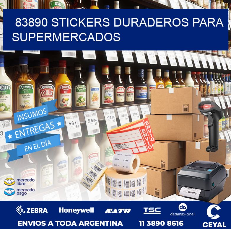 83890 STICKERS DURADEROS PARA SUPERMERCADOS