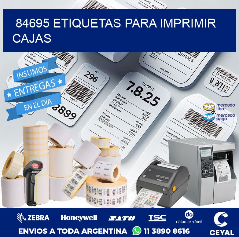 84695 ETIQUETAS PARA IMPRIMIR CAJAS