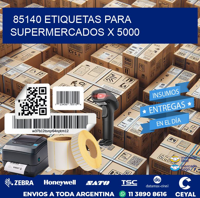 85140 ETIQUETAS PARA SUPERMERCADOS X 5000