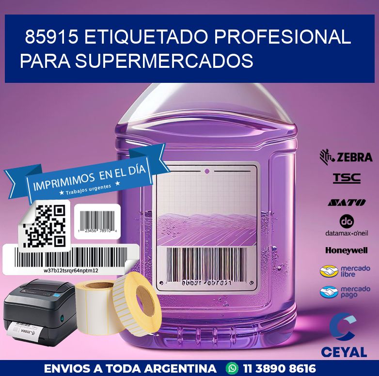 85915 ETIQUETADO PROFESIONAL PARA SUPERMERCADOS