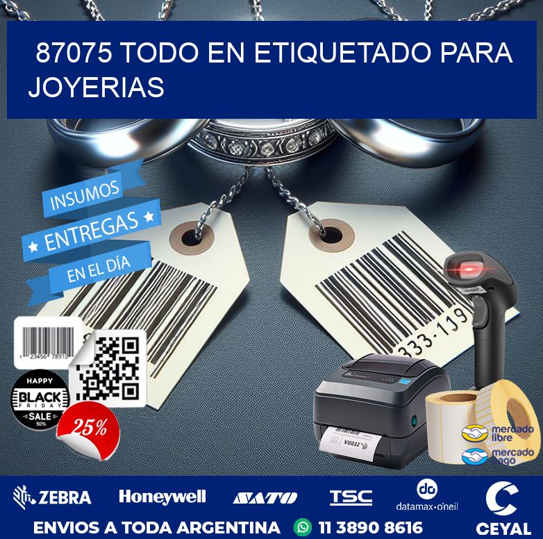 87075 TODO EN ETIQUETADO PARA JOYERIAS