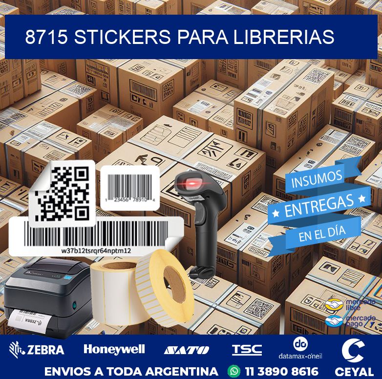 8715 STICKERS PARA LIBRERIAS