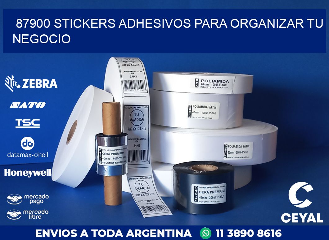 87900 STICKERS ADHESIVOS PARA ORGANIZAR TU NEGOCIO