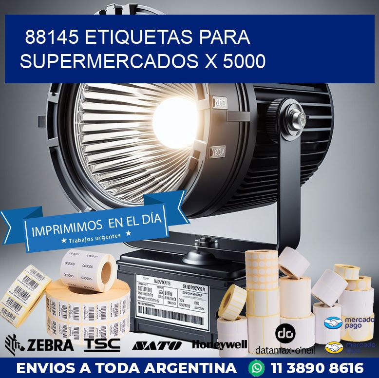 88145 ETIQUETAS PARA SUPERMERCADOS X 5000