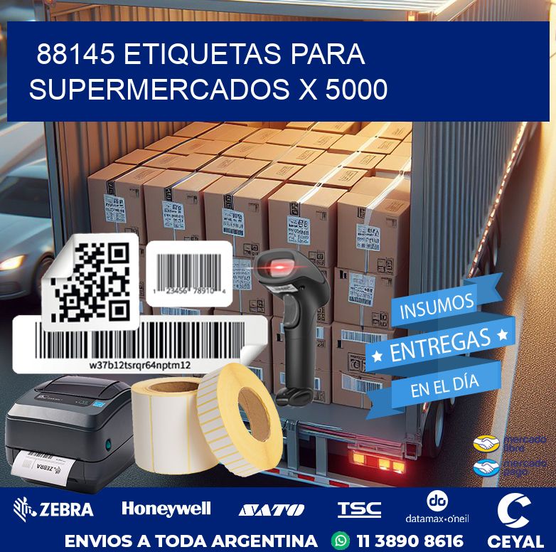 88145 ETIQUETAS PARA SUPERMERCADOS X 5000