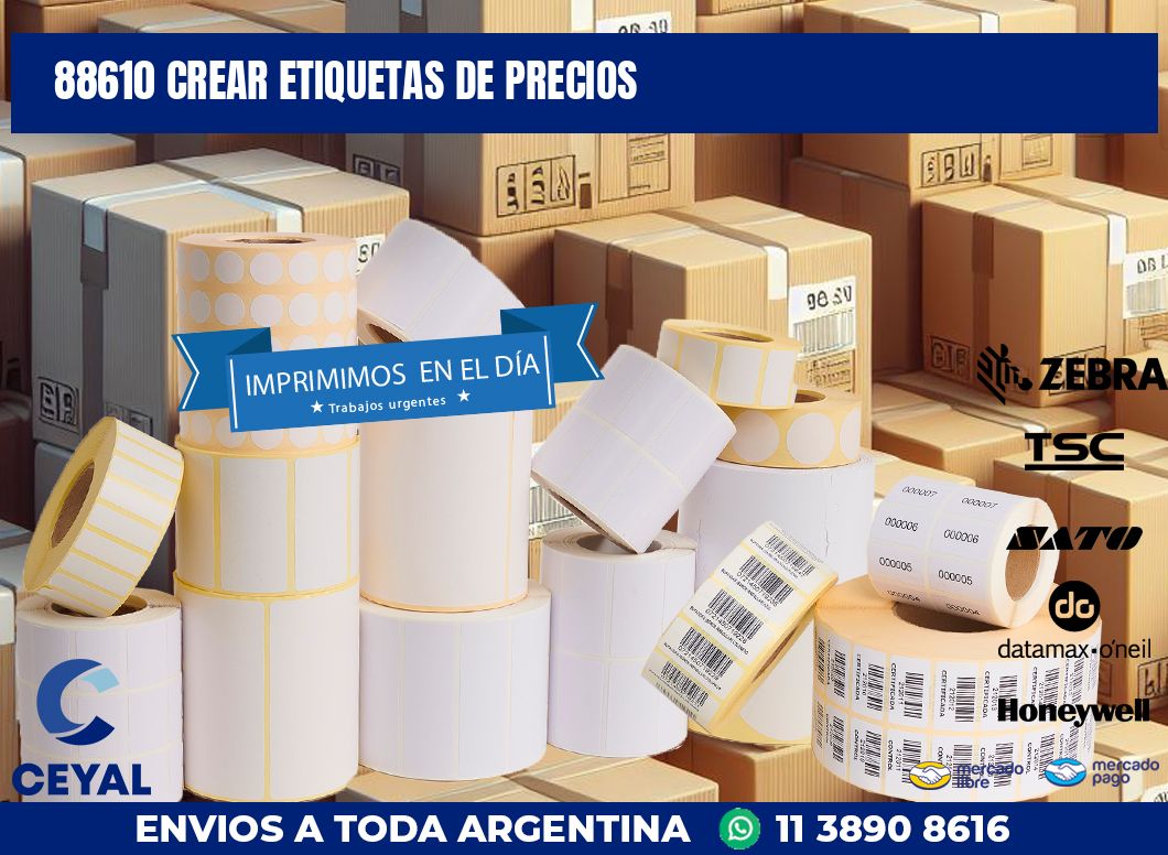 88610 CREAR ETIQUETAS DE PRECIOS