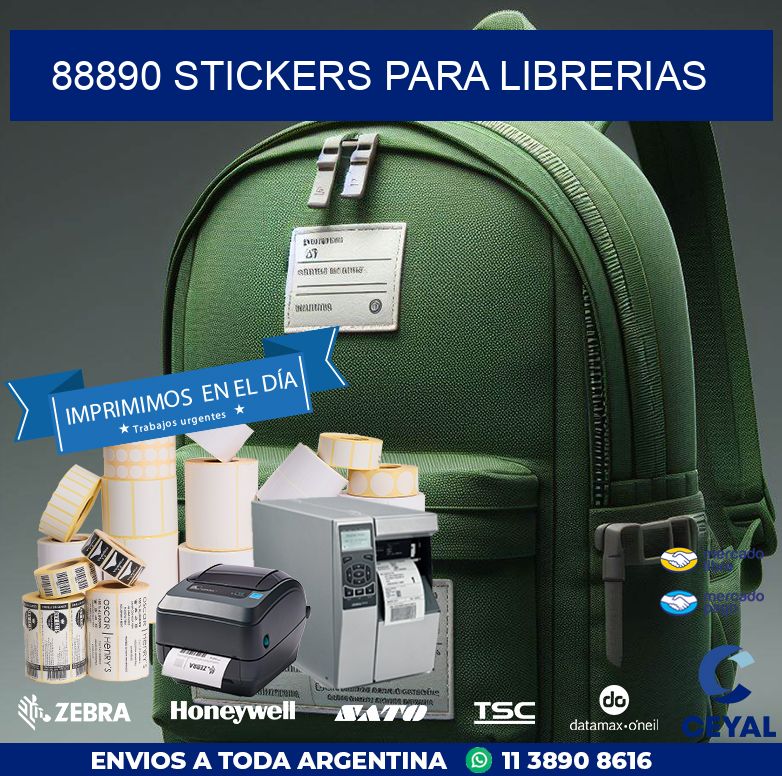 88890 STICKERS PARA LIBRERIAS