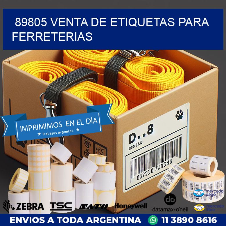 89805 VENTA DE ETIQUETAS PARA FERRETERIAS