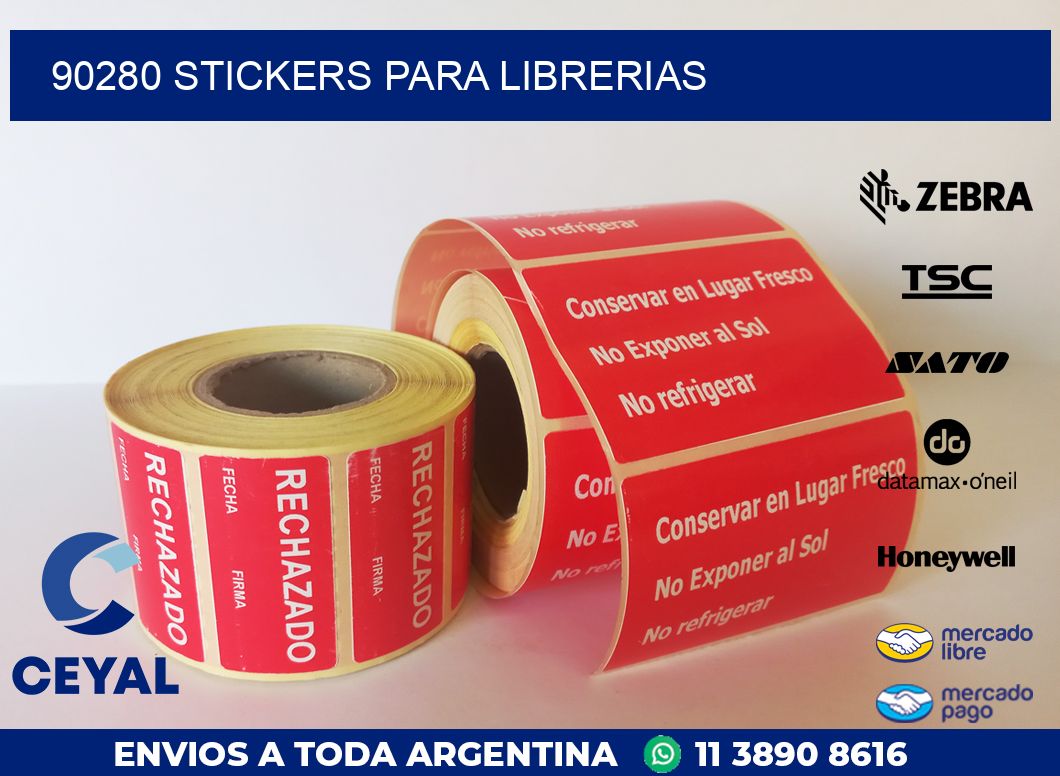 90280 STICKERS PARA LIBRERIAS