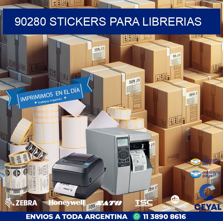 90280 STICKERS PARA LIBRERIAS