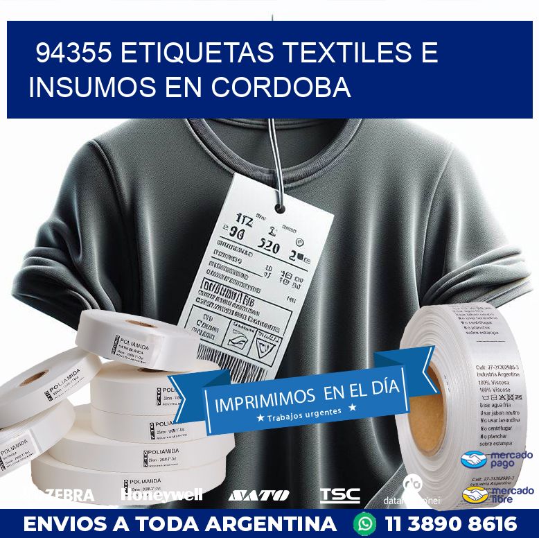 94355 ETIQUETAS TEXTILES E INSUMOS EN CORDOBA