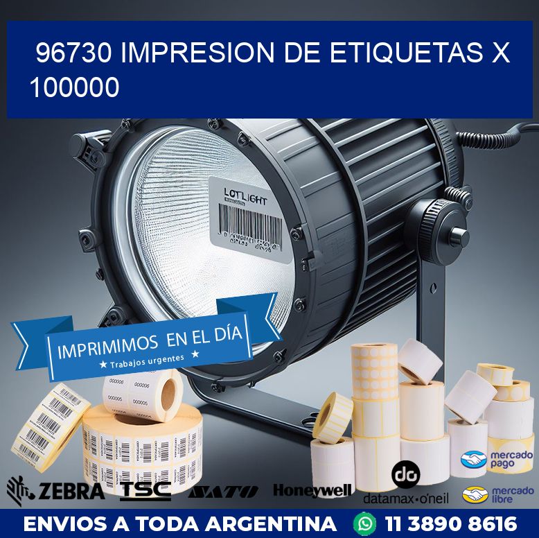96730 IMPRESION DE ETIQUETAS X 100000