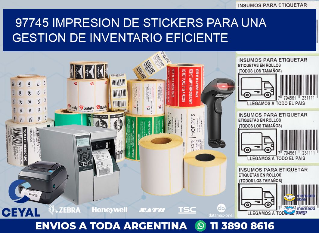 97745 IMPRESION DE STICKERS PARA UNA GESTION DE INVENTARIO EFICIENTE