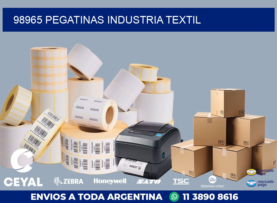 98965 PEGATINAS INDUSTRIA TEXTIL