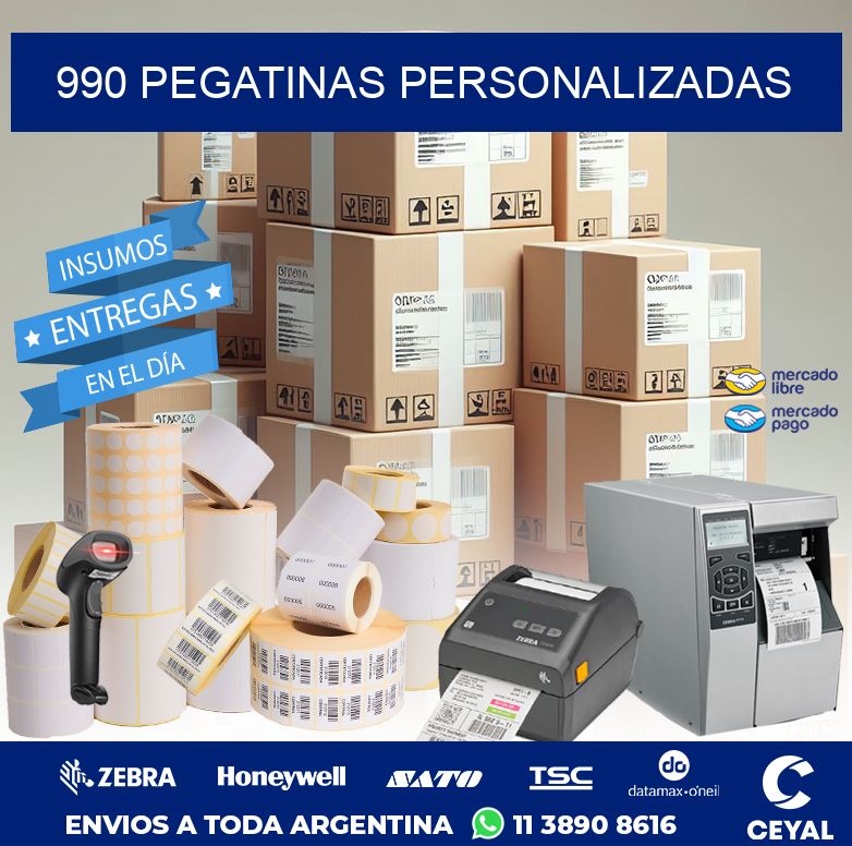 990 PEGATINAS PERSONALIZADAS