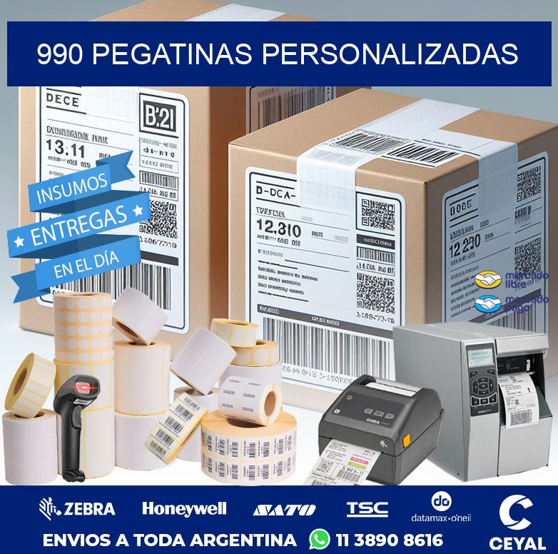 990 PEGATINAS PERSONALIZADAS