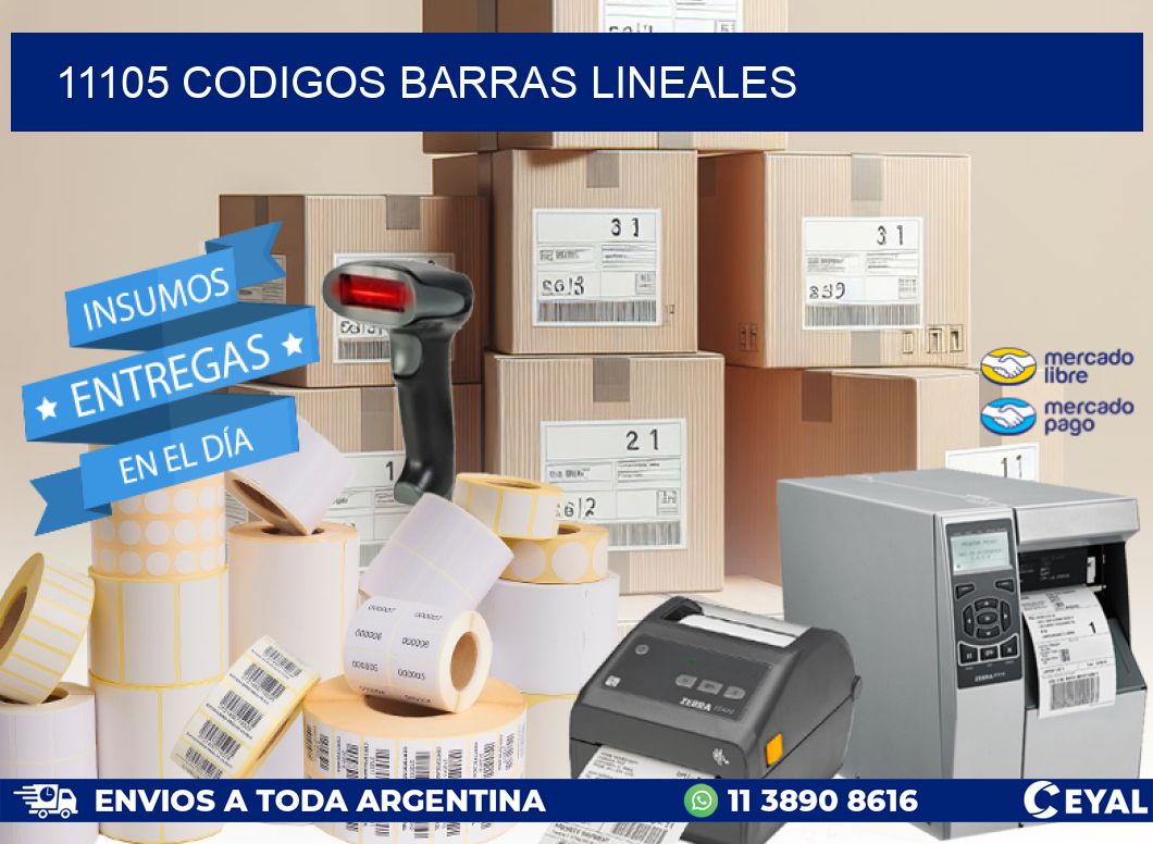 11105 CODIGOS BARRAS LINEALES