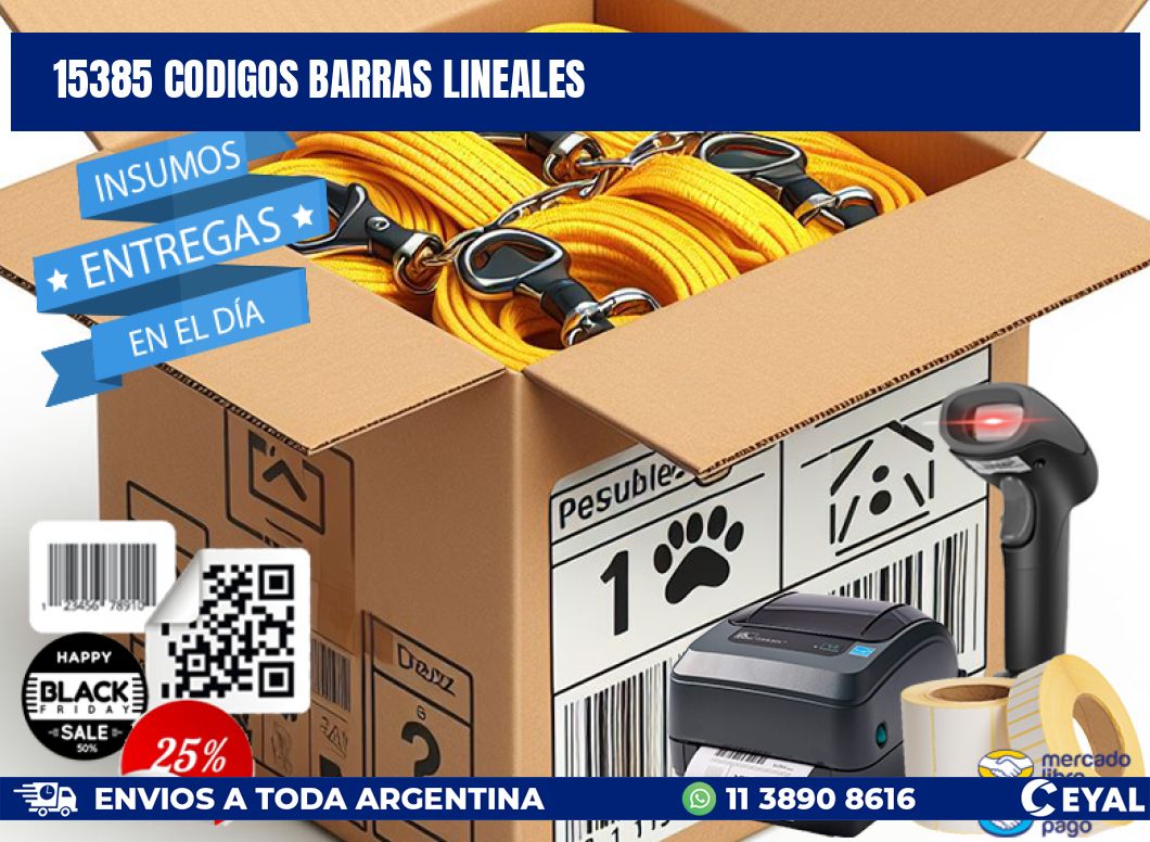 15385 CODIGOS BARRAS LINEALES