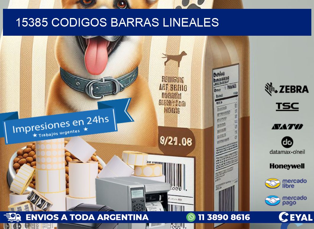 15385 CODIGOS BARRAS LINEALES