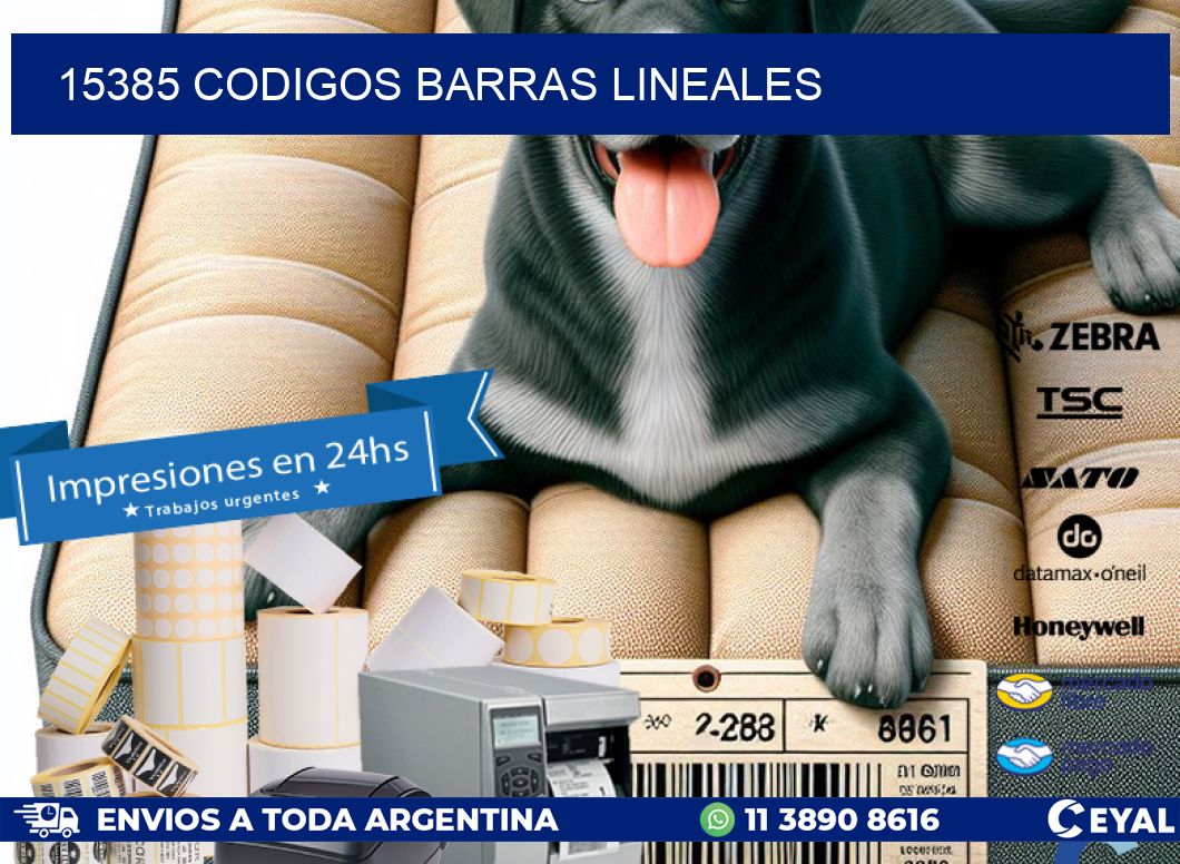 15385 CODIGOS BARRAS LINEALES