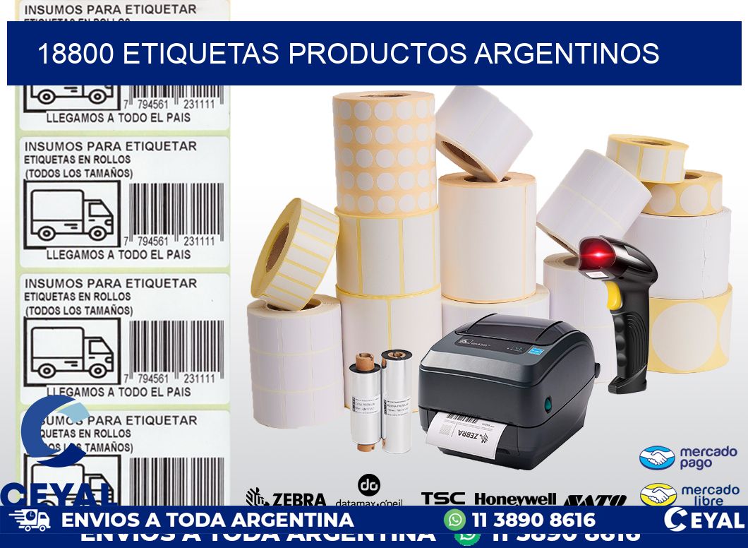 18800 Etiquetas productos argentinos