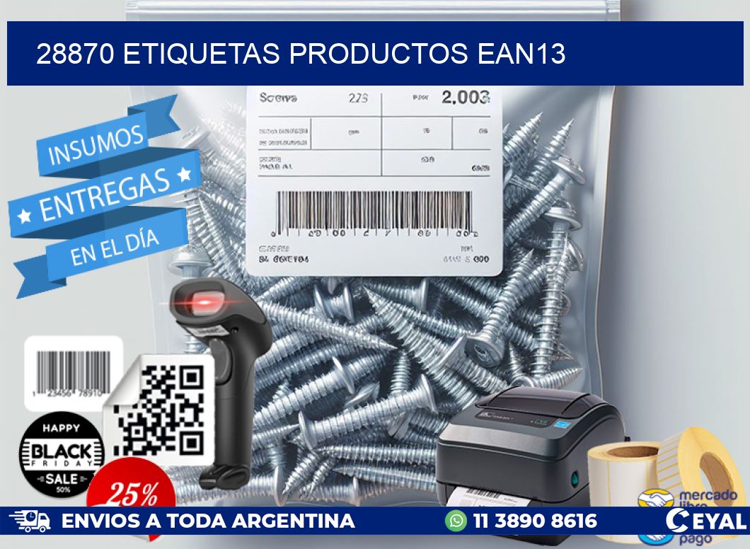 28870 etiquetas productos ean13