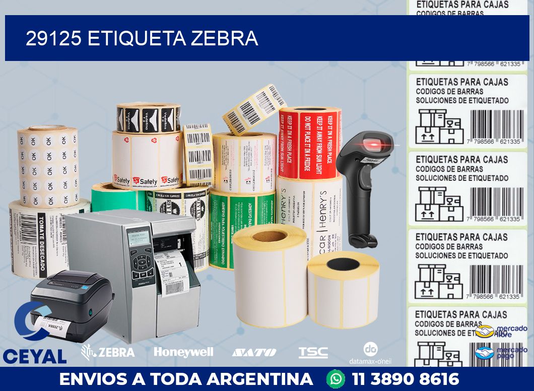 29125 ETIQUETA ZEBRA