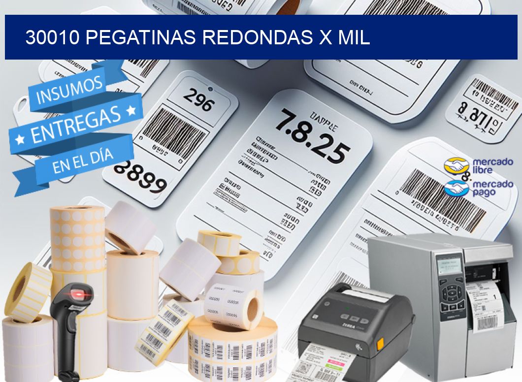 30010 PEGATINAS REDONDAS X MIL