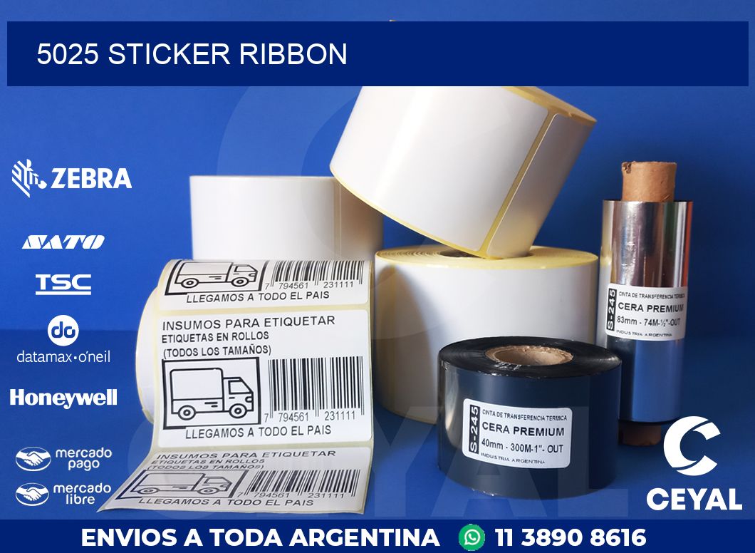 5025 sticker ribbon
