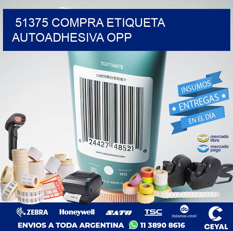 51375 COMPRA ETIQUETA AUTOADHESIVA OPP