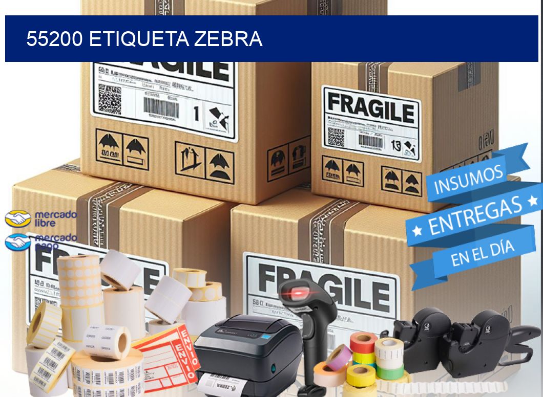 55200 ETIQUETA ZEBRA