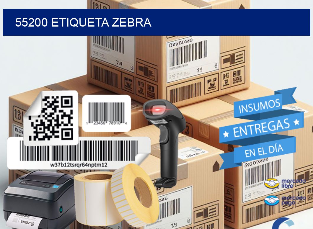 55200 ETIQUETA ZEBRA