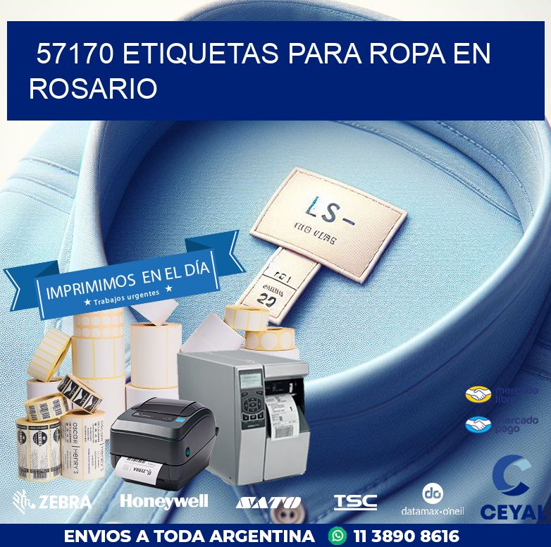 57170 ETIQUETAS PARA ROPA EN ROSARIO