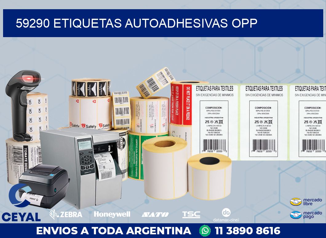 59290 ETIQUETAS AUTOADHESIVAS OPP