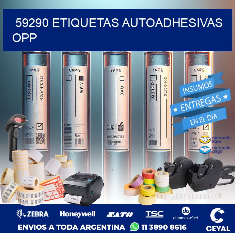 59290 ETIQUETAS AUTOADHESIVAS OPP