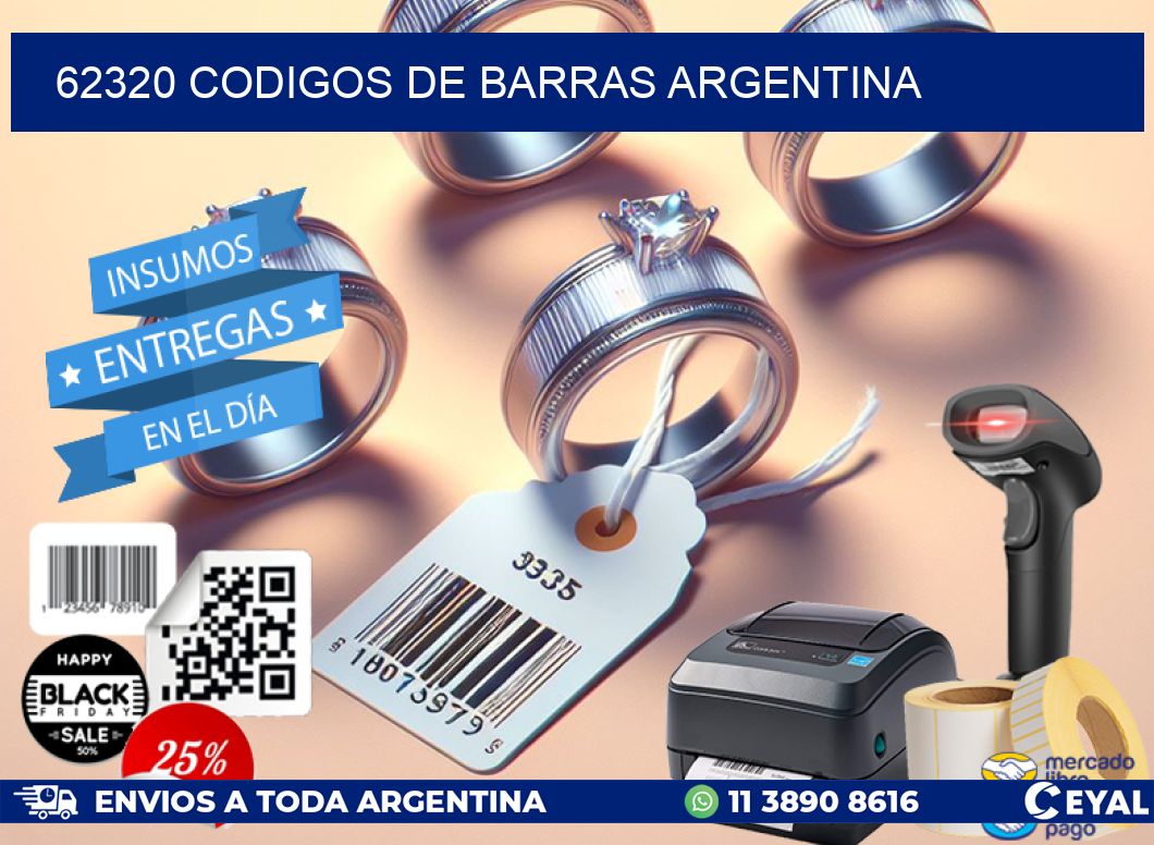 62320 CODIGOS DE BARRAS ARGENTINA