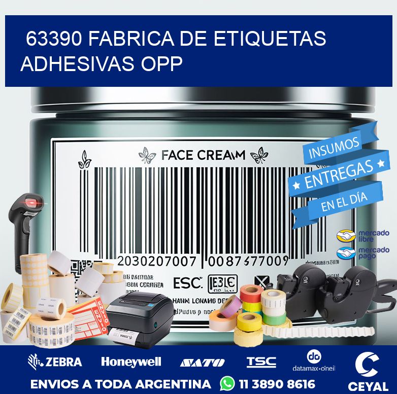 63390 FABRICA DE ETIQUETAS ADHESIVAS OPP