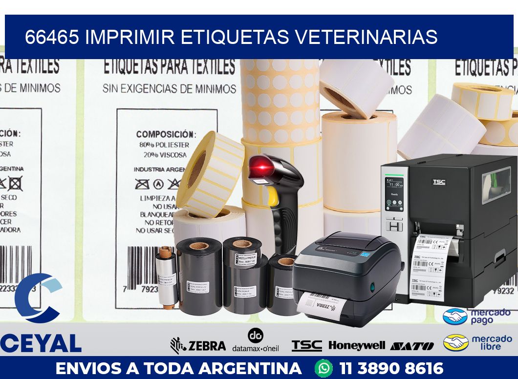 66465 IMPRIMIR ETIQUETAS VETERINARIAS