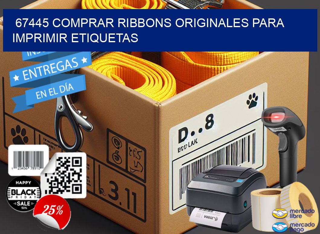 67445 COMPRAR RIBBONS ORIGINALES PARA IMPRIMIR ETIQUETAS