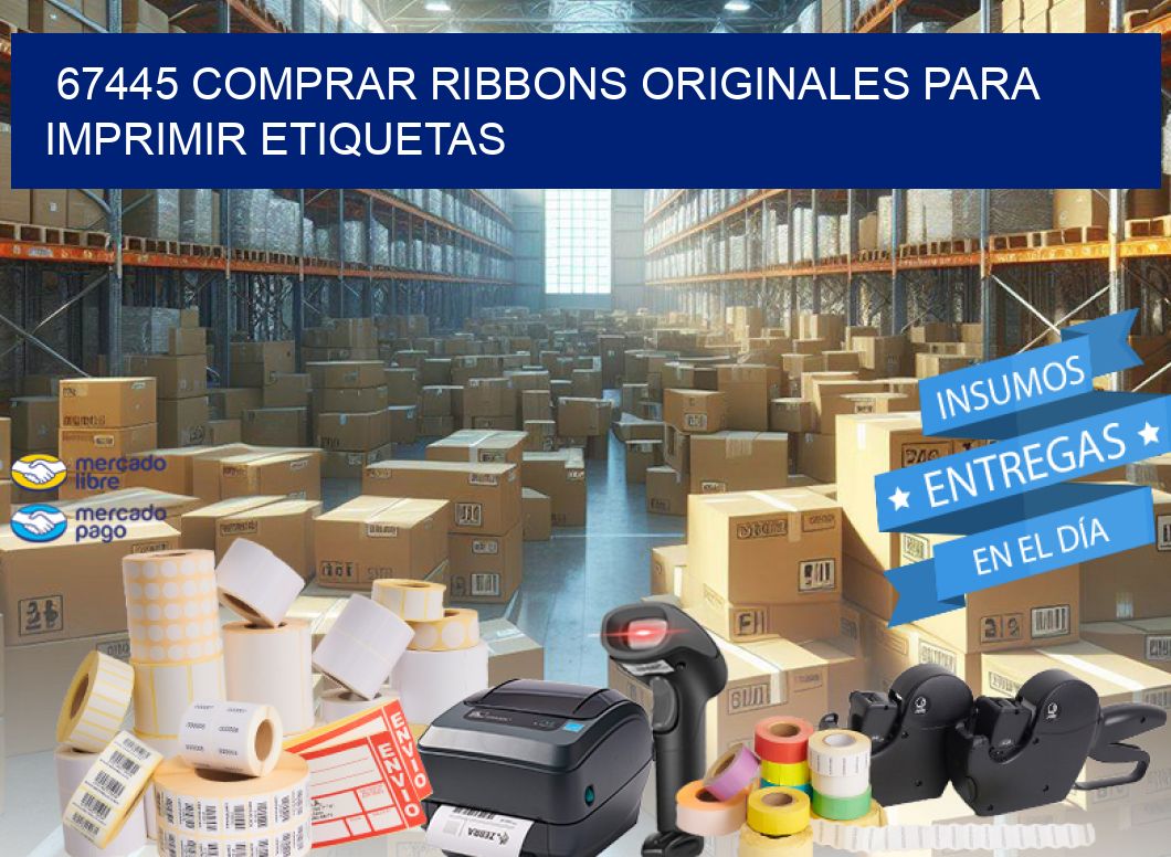 67445 COMPRAR RIBBONS ORIGINALES PARA IMPRIMIR ETIQUETAS