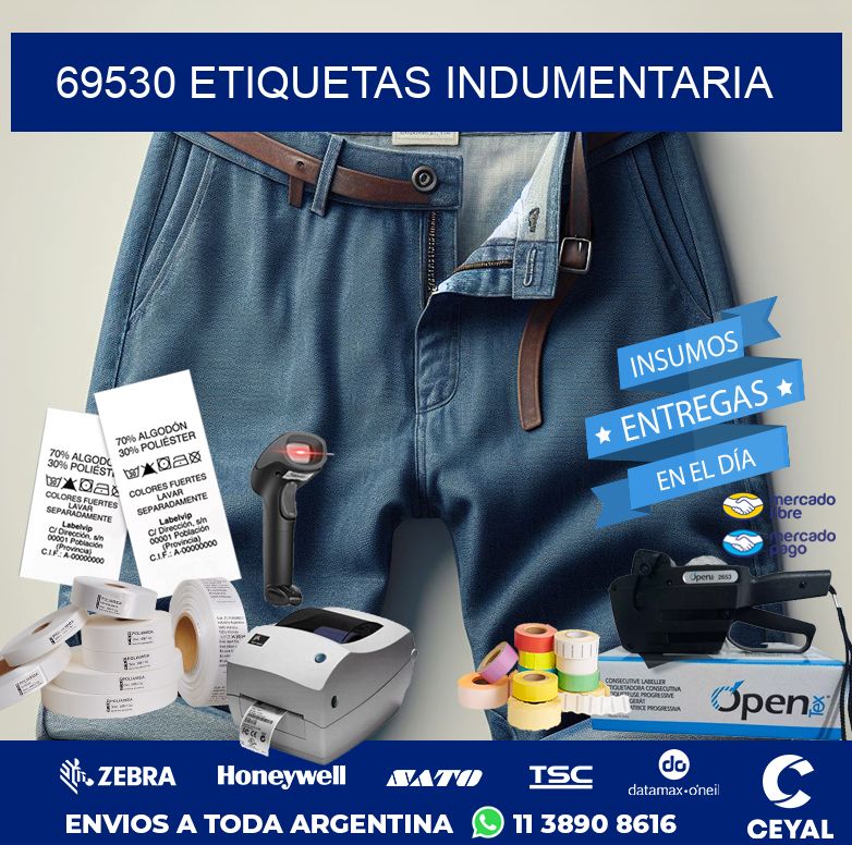 69530 ETIQUETAS INDUMENTARIA