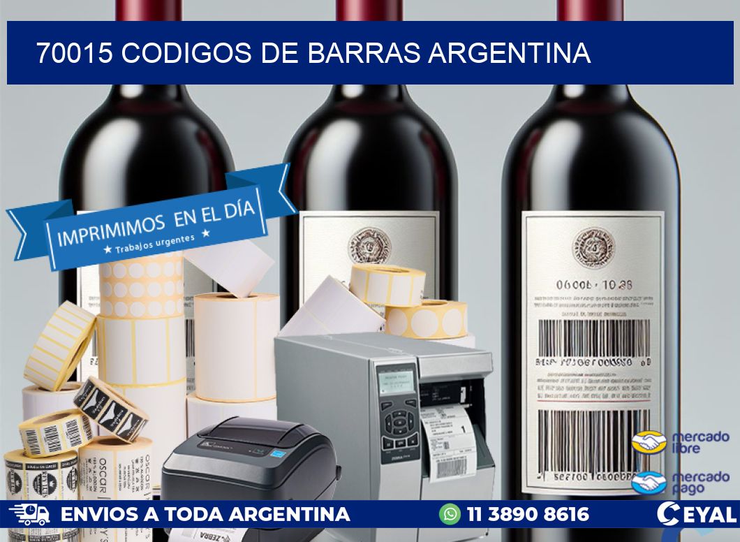 70015 CODIGOS DE BARRAS ARGENTINA