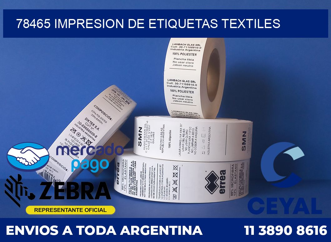 78465 IMPRESION DE ETIQUETAS TEXTILES