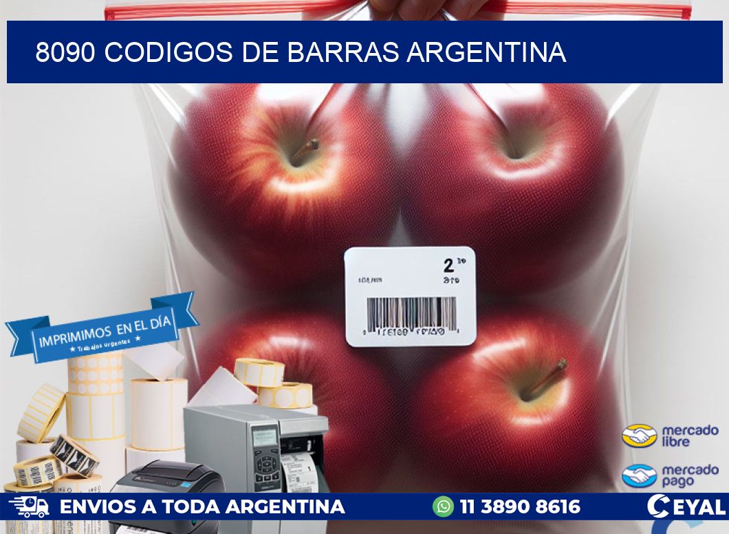 8090 CODIGOS DE BARRAS ARGENTINA