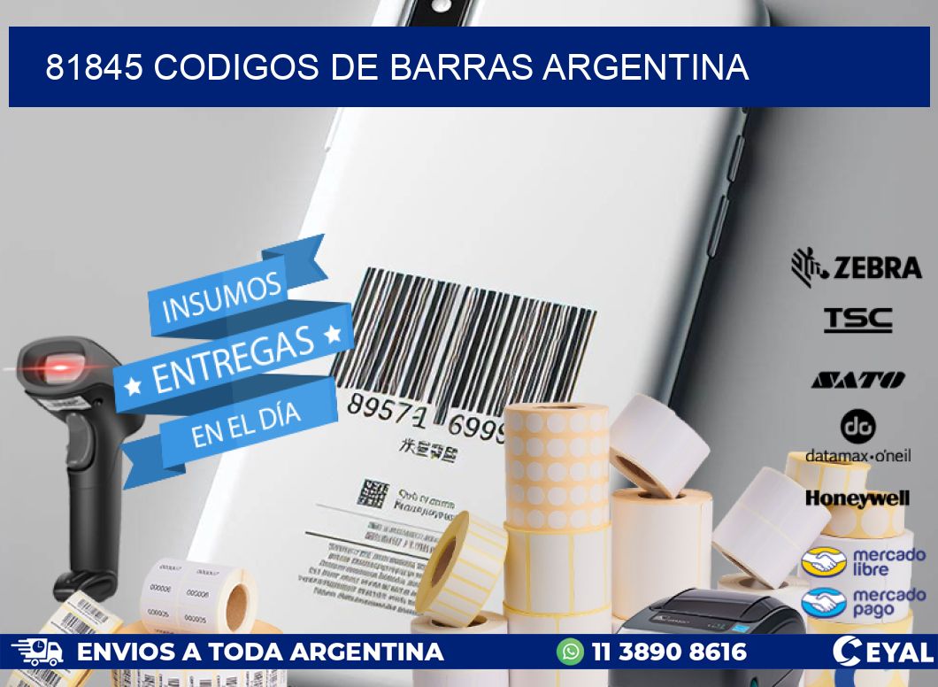 81845 CODIGOS DE BARRAS ARGENTINA